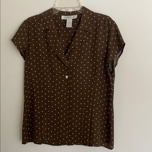 Vintage brown skirt suit